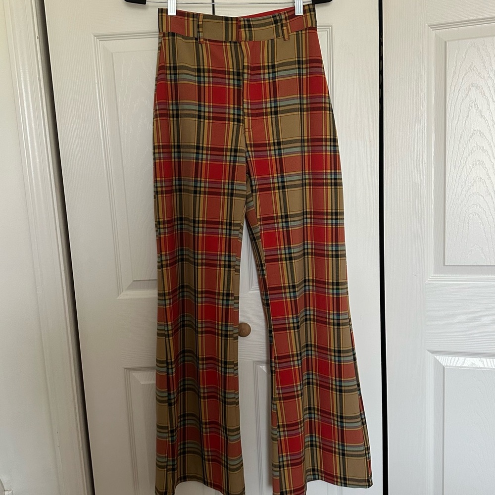 Free People Plaid Pants